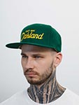Бейсболка HOOD арт. 100-MWL001-CA062-FR East Bay Oakland (темно-зеленый)